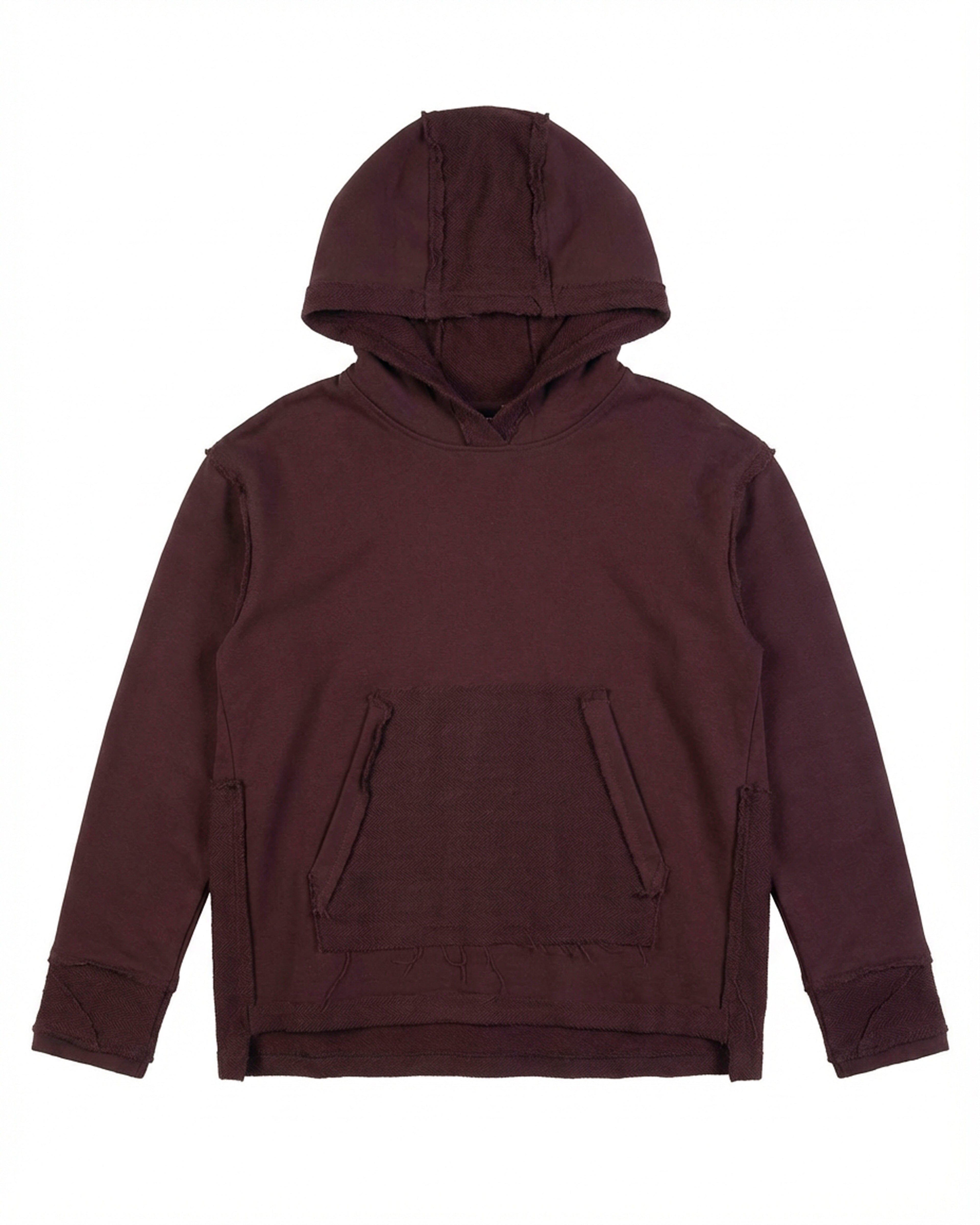 بنطلون واسع الساق بدون تشطيب