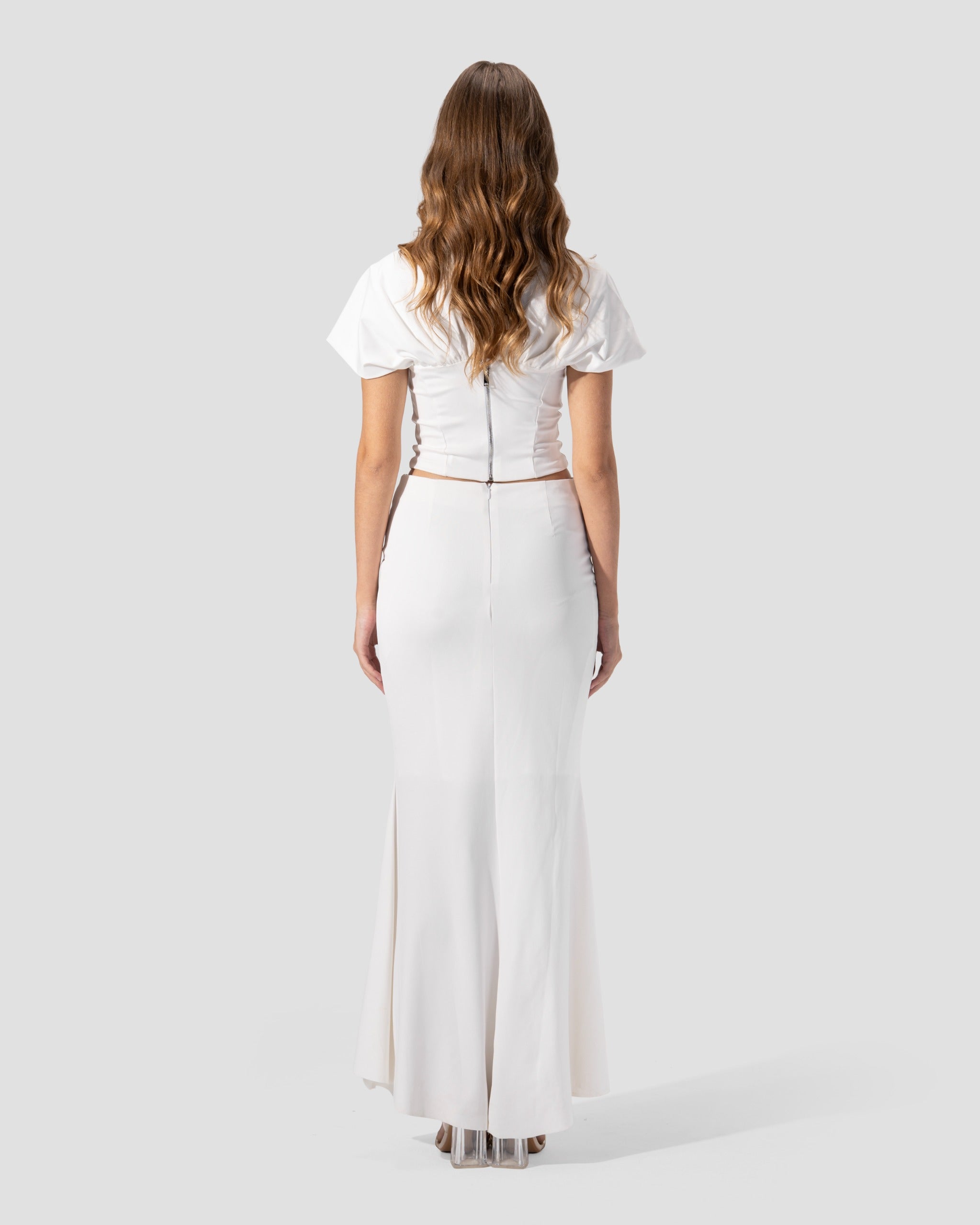 SKIRT HIGH-WAIST WITH  ELESTICATED INNER