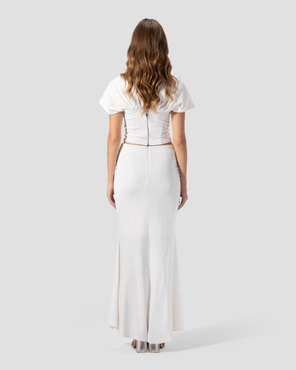 SKIRT HIGH-WAIST WITH  ELESTICATED INNER