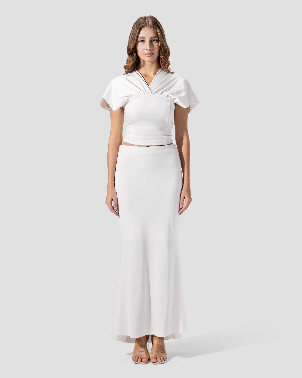 SKIRT HIGH-WAIST WITH  ELESTICATED INNER